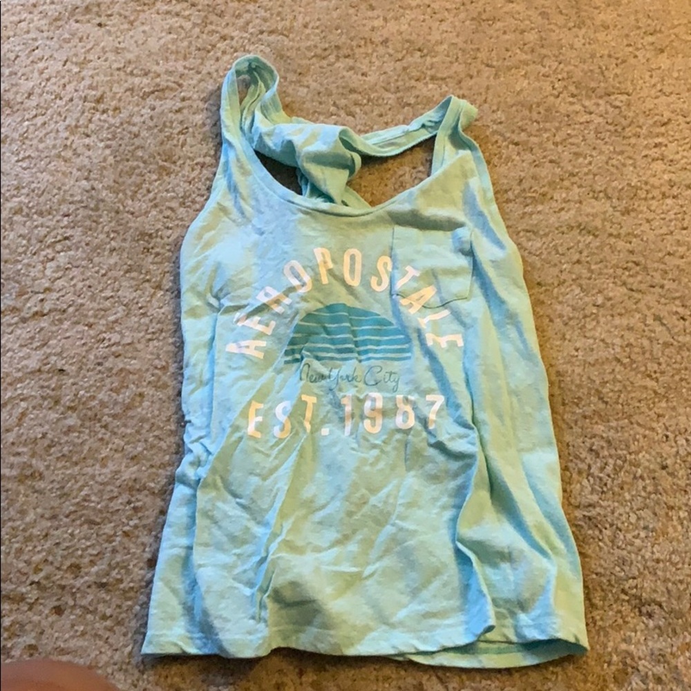 A cute blue Aeropostale’s tank top